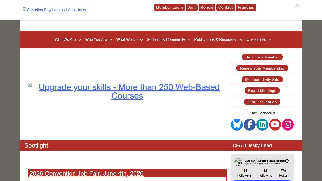 Canadian Psychological Association - Homepage